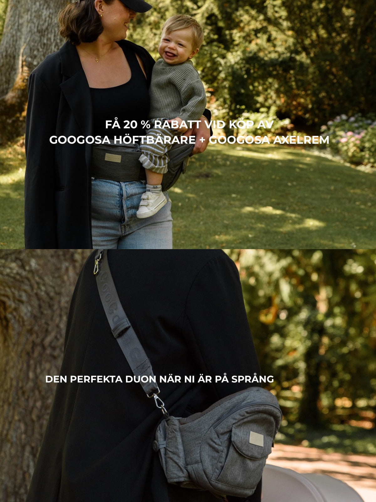GooGosa Hip Carrier + Shoulder Strap Set.