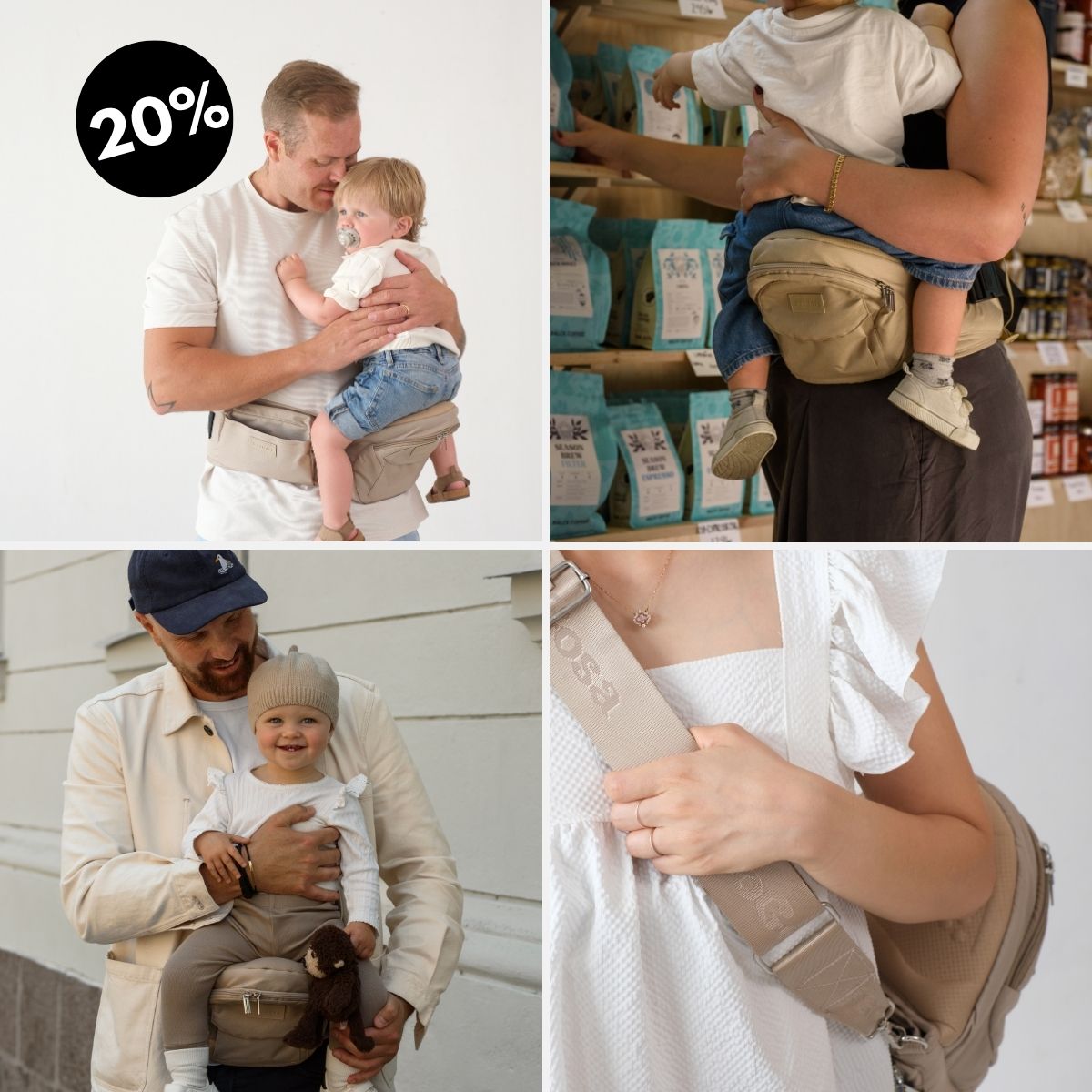 GooGosa Hip Carrier + Shoulder Strap Set.