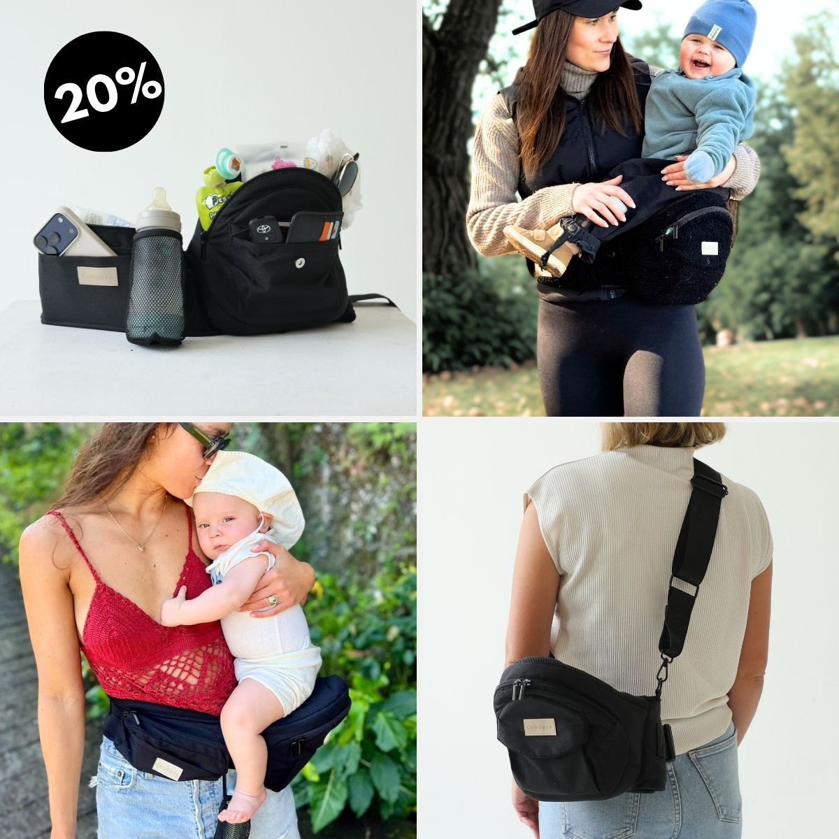 GooGosa Hip Carrier + Shoulder Strap Set.