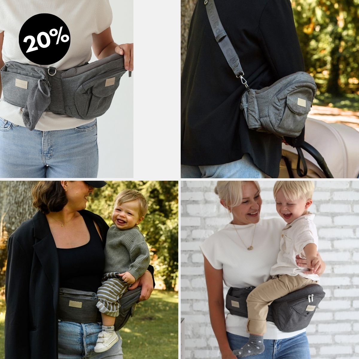 GooGosa Hip Carrier + Shoulder Strap Set.